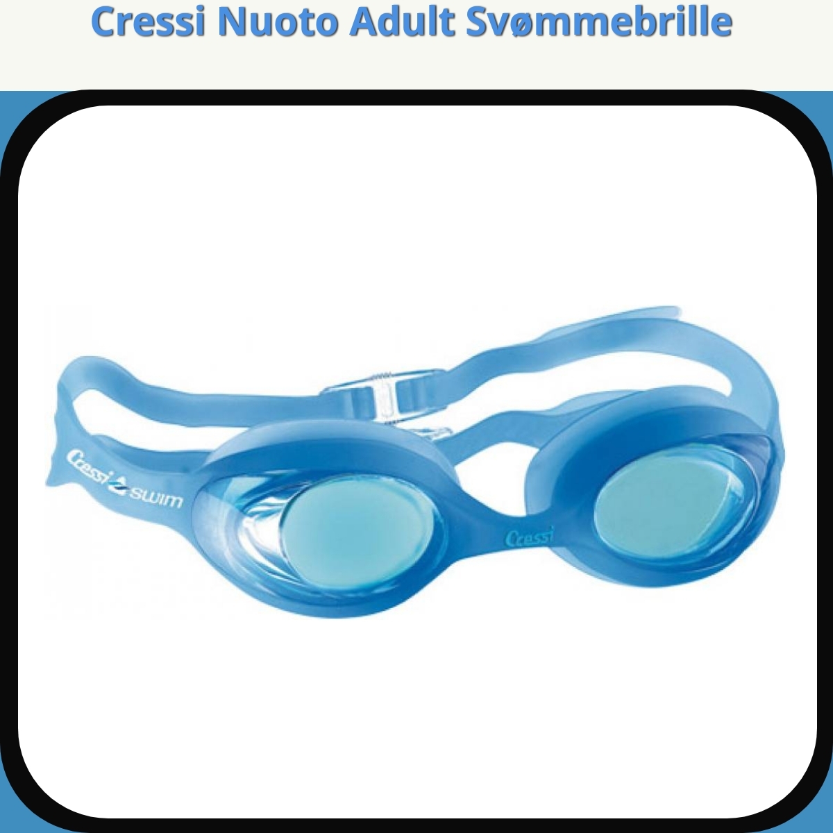 Anmeldelse af Cressi Nuoto Adult Svømmebrille