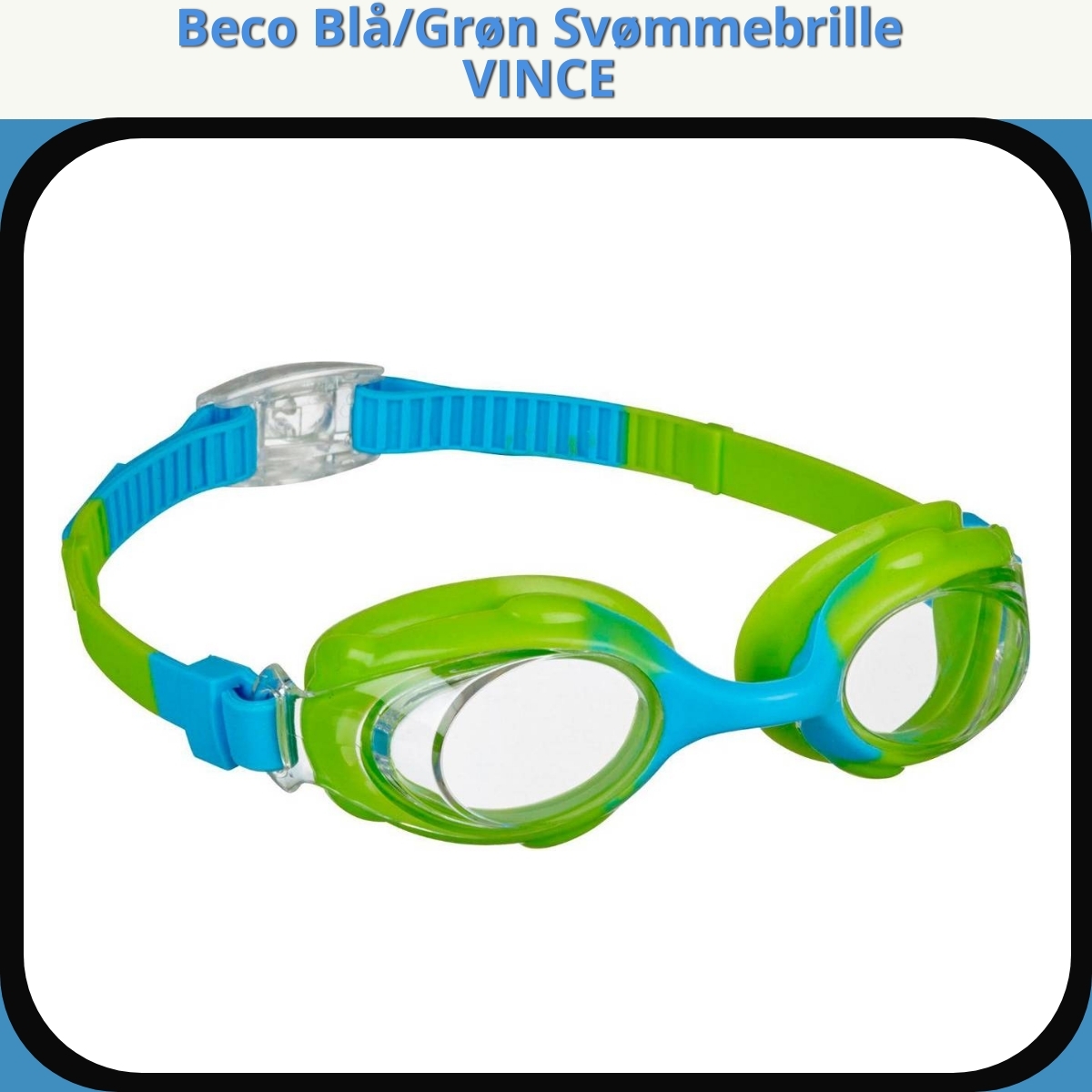 Anmeldelse af Beco Blå/Grøn Svømmebrille VINCE