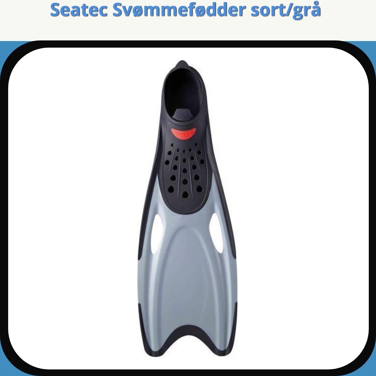 Anmeldelse af Seatec Svømmefødder sort/grå