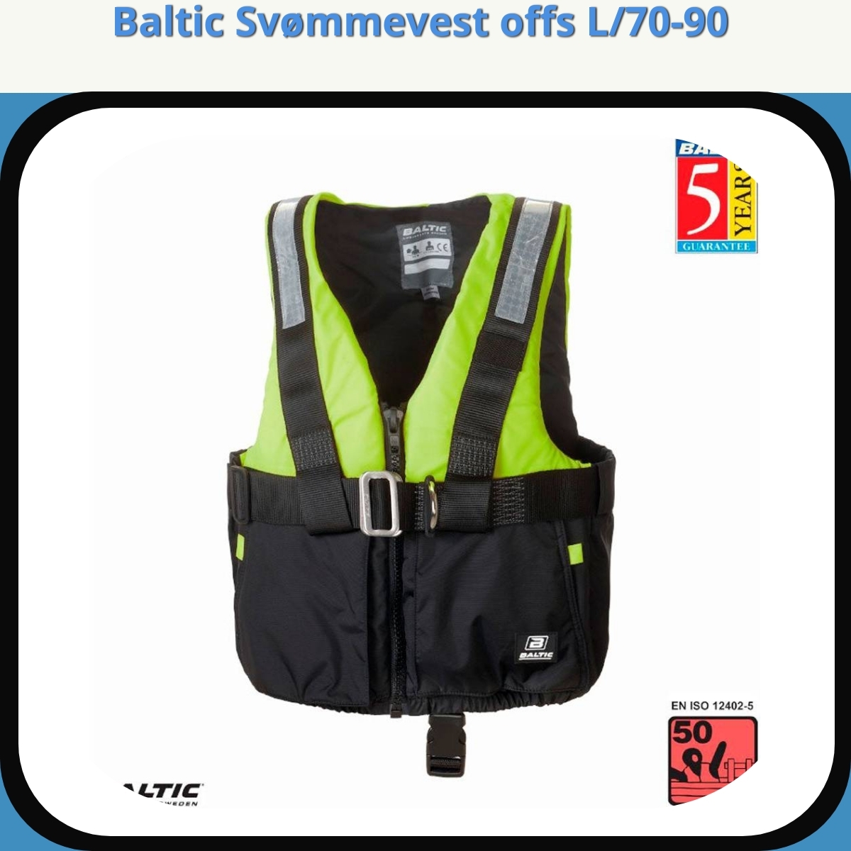 Anmeldelse af Baltic Svømmevest offs L/70-90