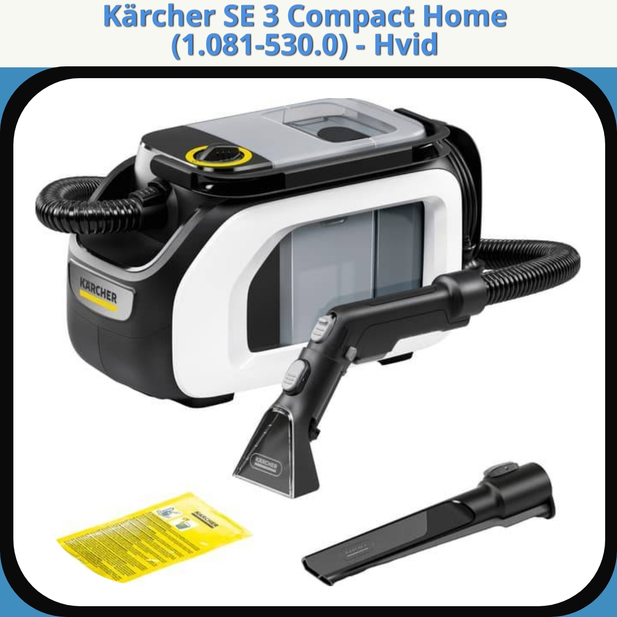 Anmeldelse af Kärcher SE 3 Compact Home (1.081-530.0) - Hvid