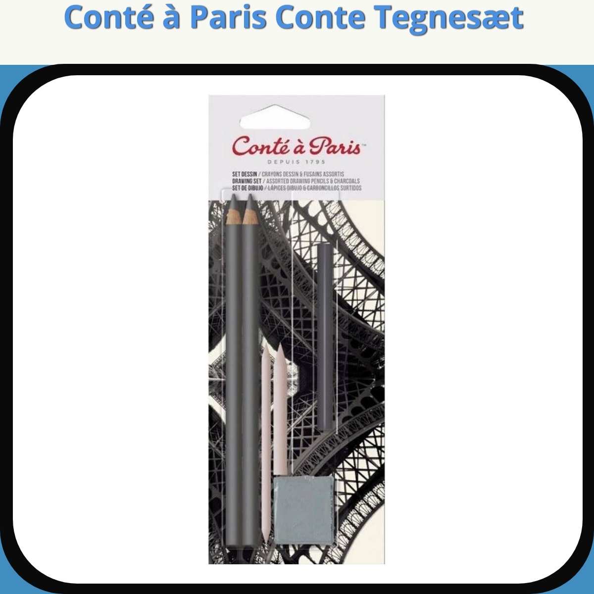Anmeldelse af Conté à Paris Conte Tegnesæt