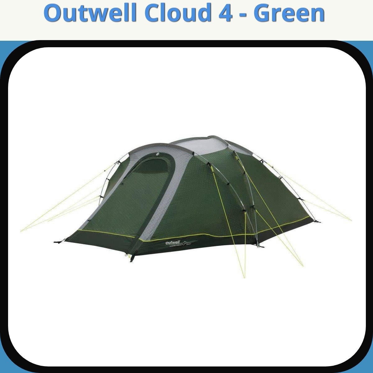 Anmeldelse af Outwell Cloud 4 - Green