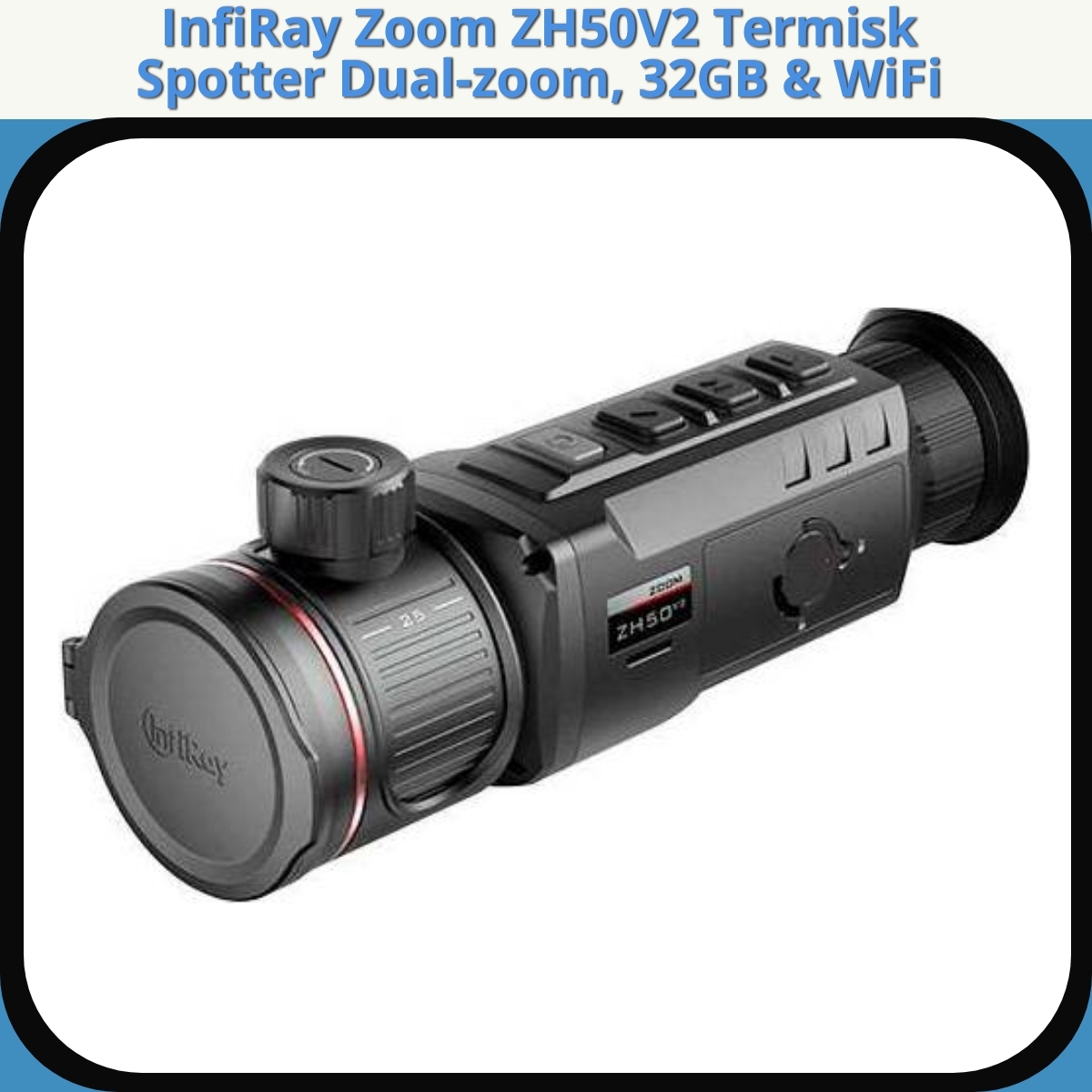 Anmeldelse af InfiRay Zoom ZH50V2 Termisk Spotter Dual-zoom, 32GB & WiFi