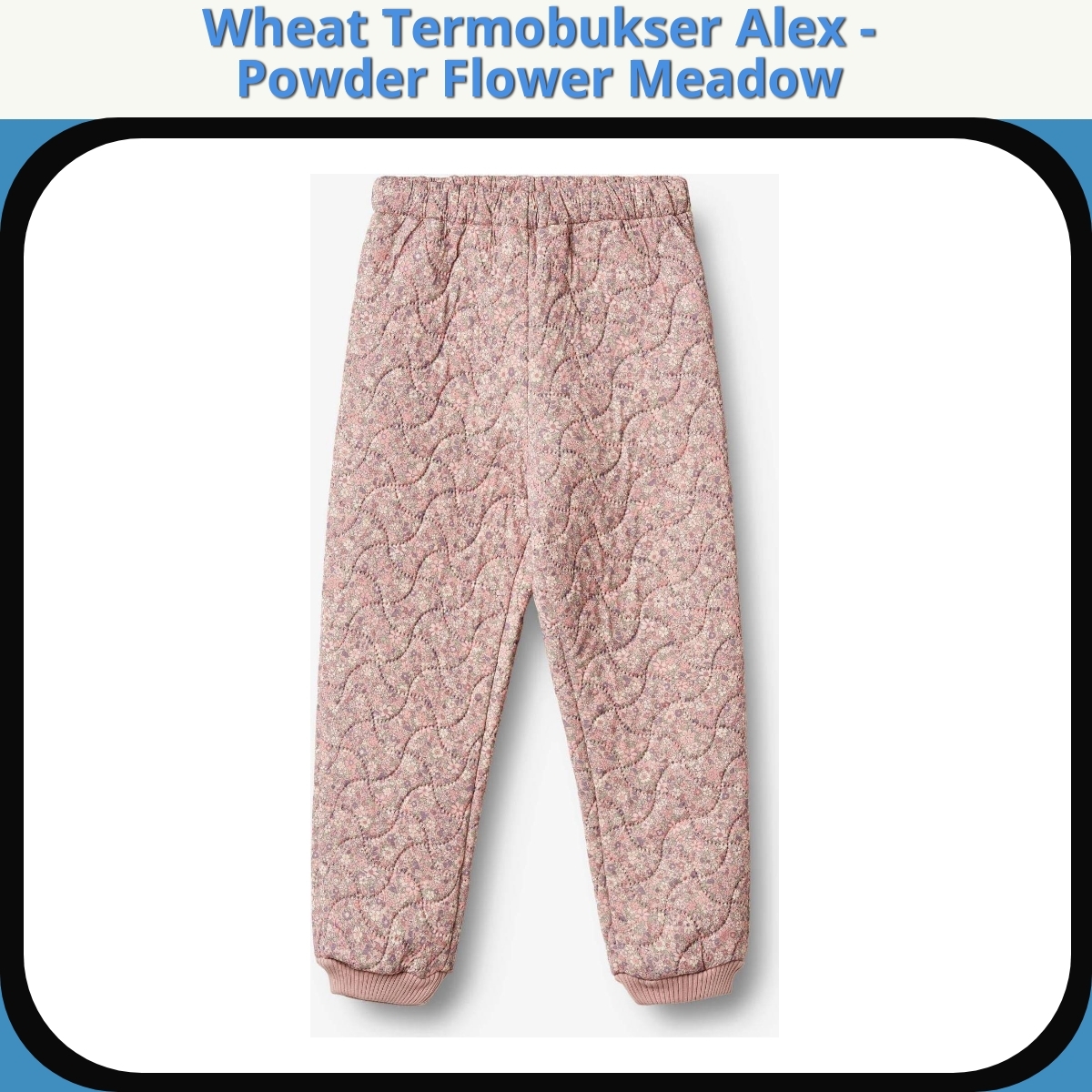 Anmeldelse af Wheat Termobukser Alex - Powder Flower Meadow