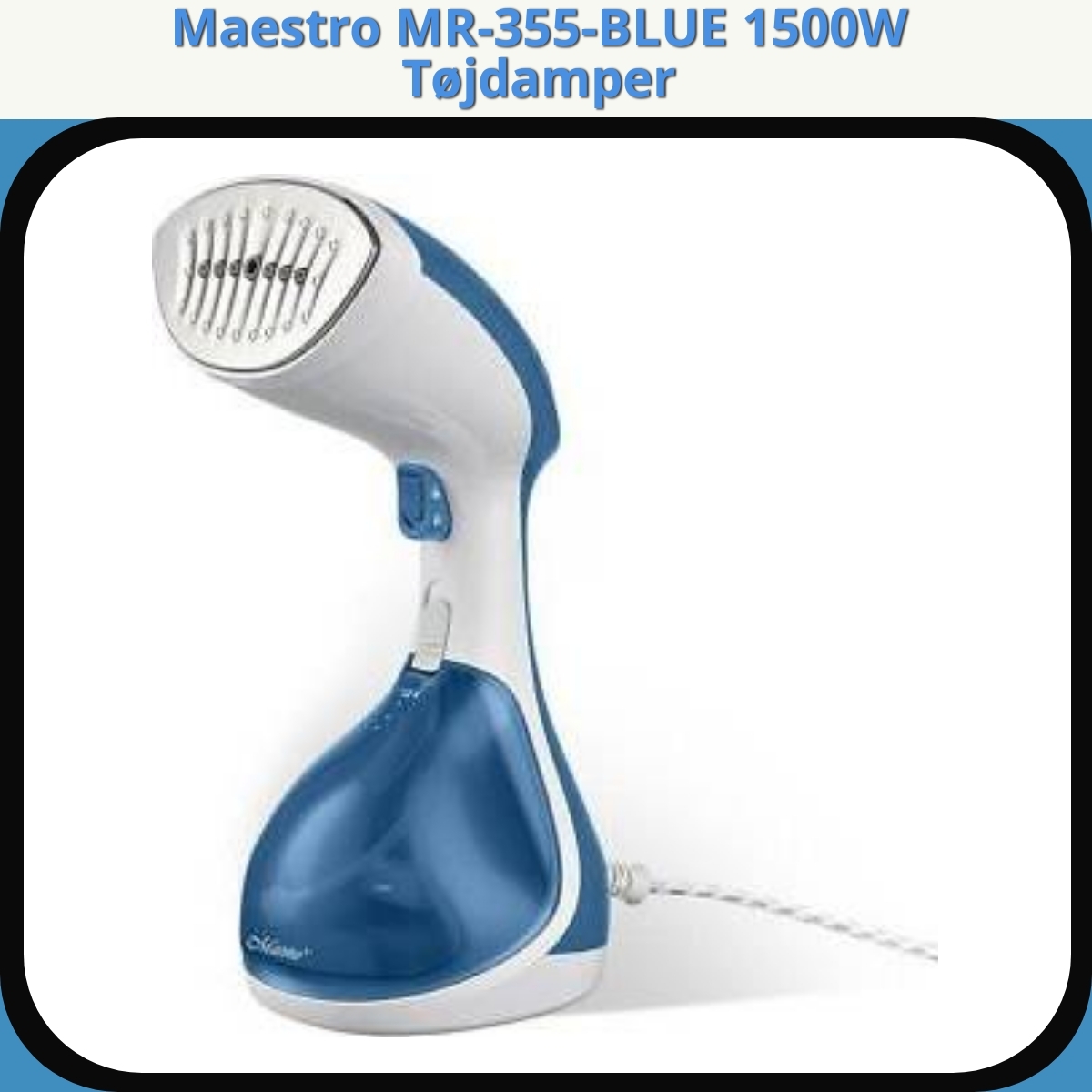 Anmeldelse af Maestro MR-355-BLUE 1500W Tøjdamper