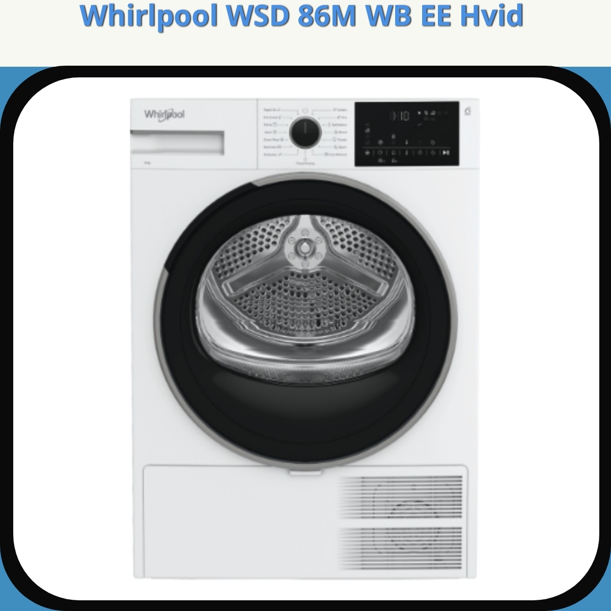 Anmeldelse af Whirlpool WSD 86M WB EE Hvid