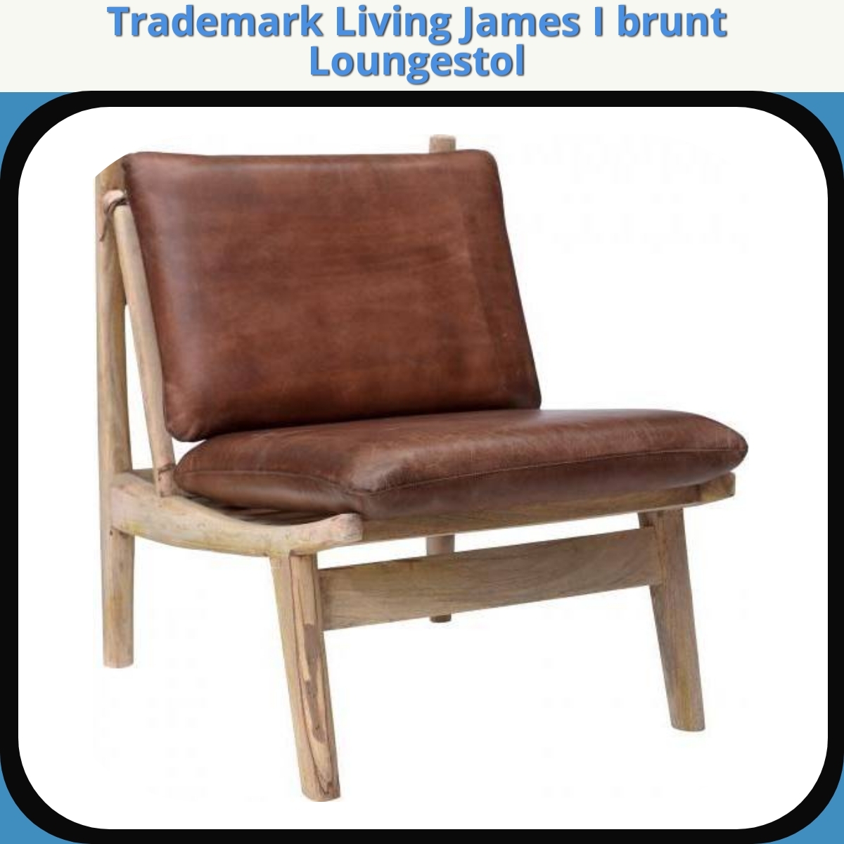 Anmeldelse af Trademark Living James I brunt Loungestol