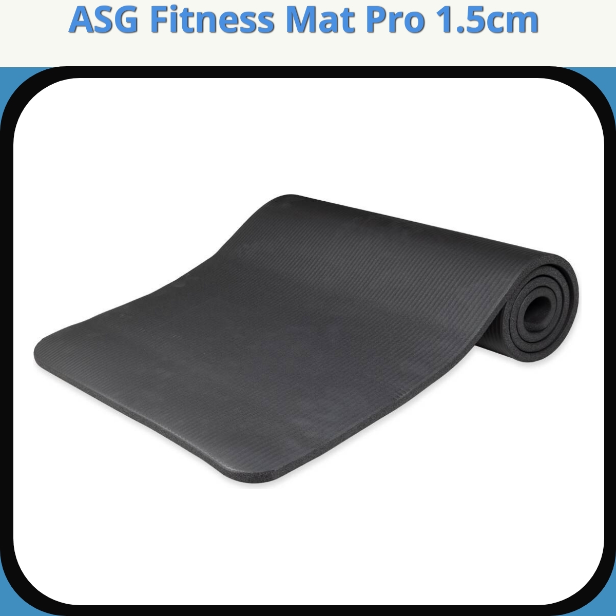 Anmeldelse af ASG Fitness Mat Pro 1.5cm