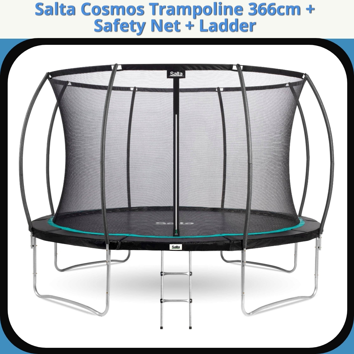 Anmeldelse af Salta Cosmos Trampoline 366cm + Safety Net + Ladder