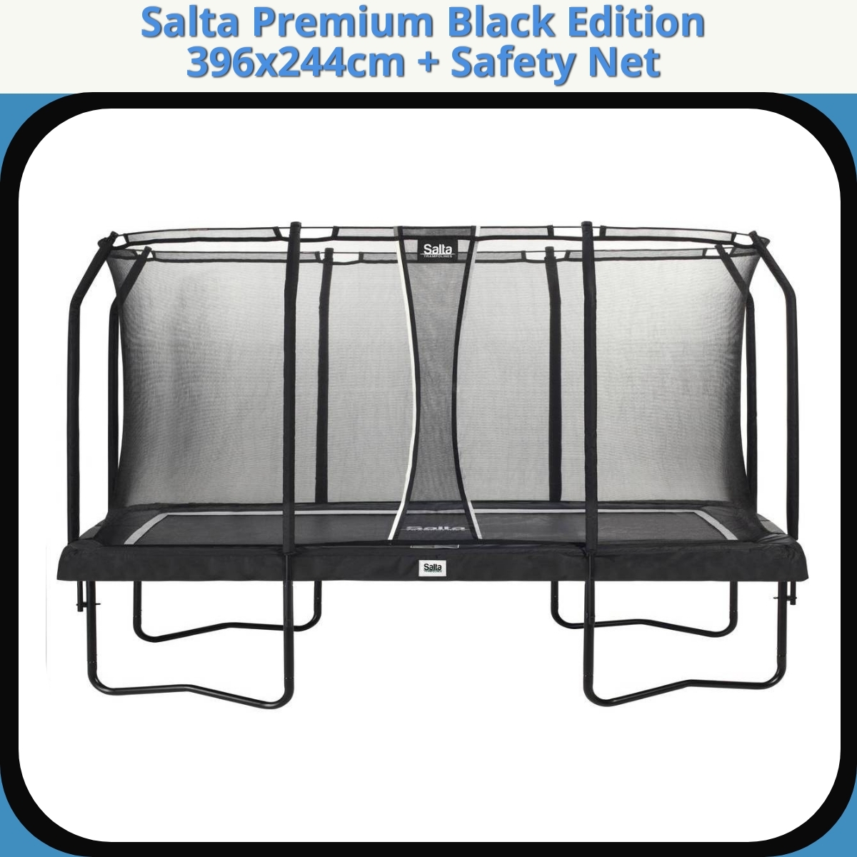 Anmeldelse af Salta Premium Black Edition 396x244cm + Safety Net