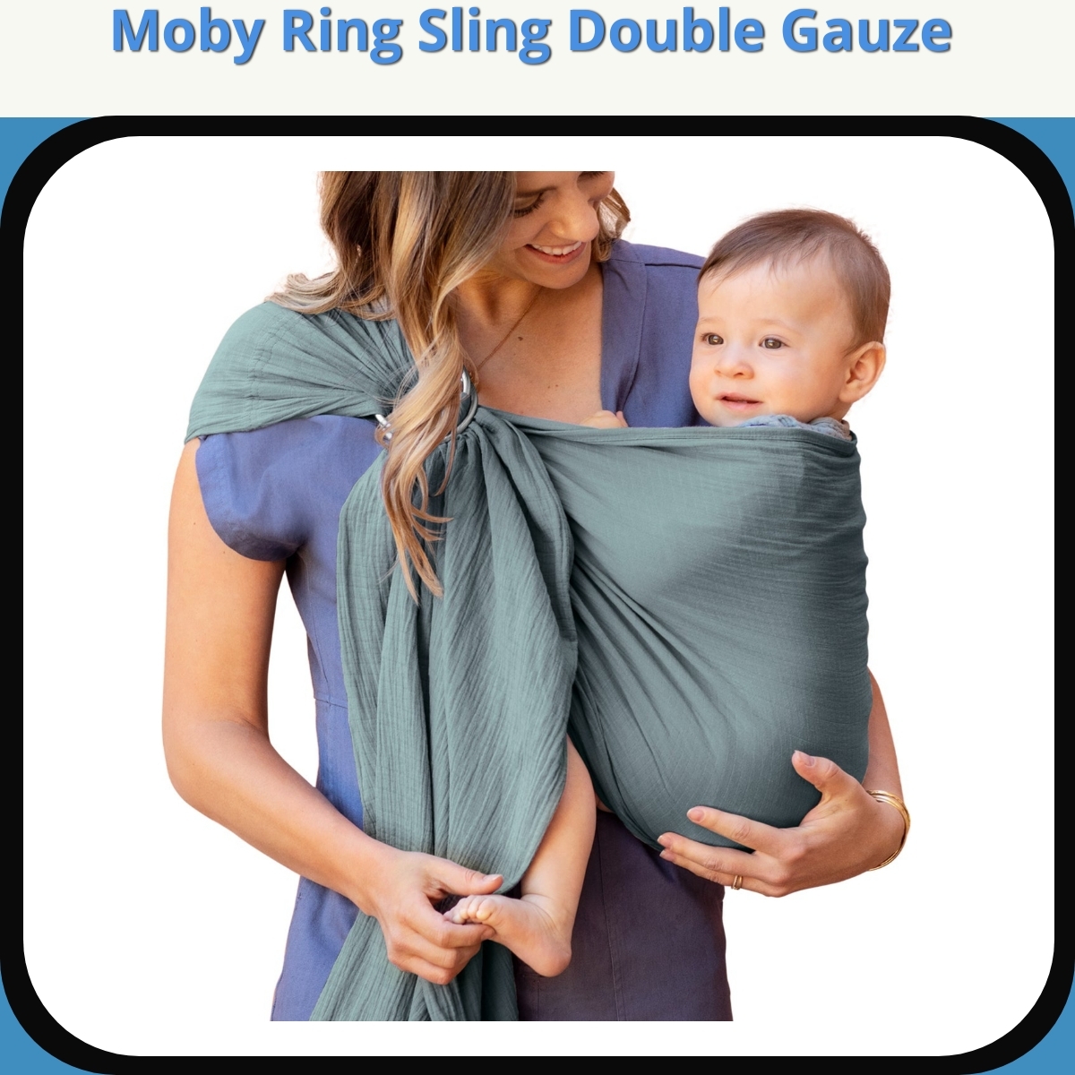 Anmeldelse af Moby Ring Sling Double Gauze