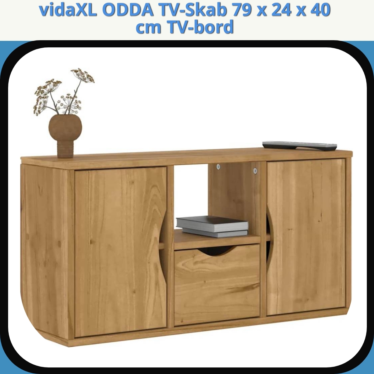 Anmeldelse af vidaXL ODDA TV-Skab 79 x 24 x 40 cm TV-bord