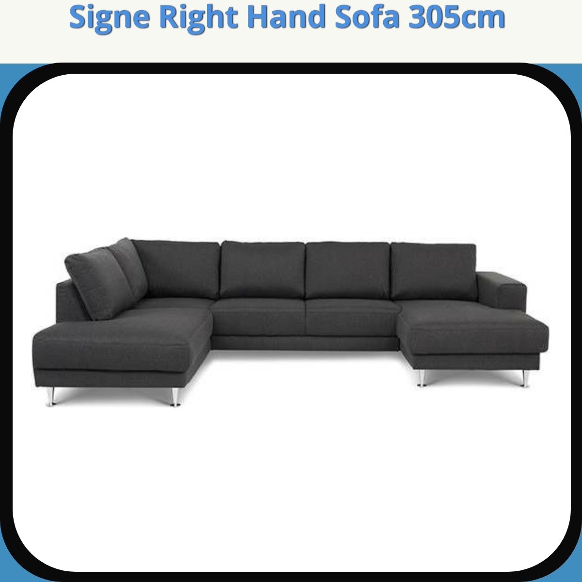 Anmeldelse af Signe Right Hand Sofa 305cm