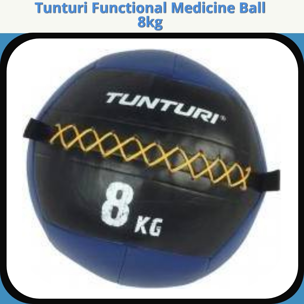 Anmeldelse af Tunturi Functional Medicine Ball 8kg