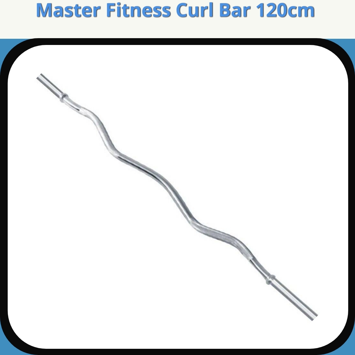 Anmeldelse af Master Fitness Curl Bar 120cm