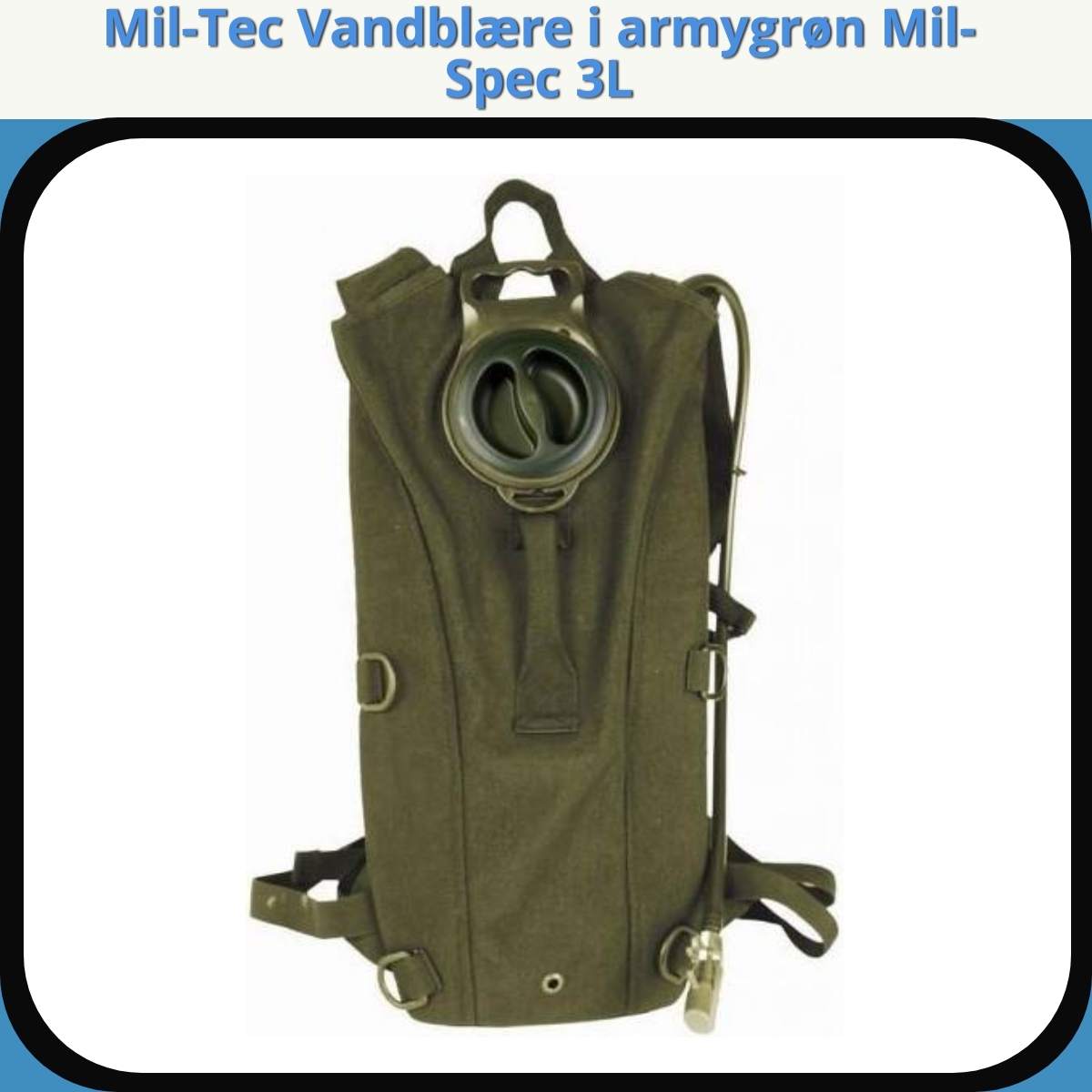 Anmeldelse af Mil-Tec Vandblære i armygrøn Mil-Spec 3L