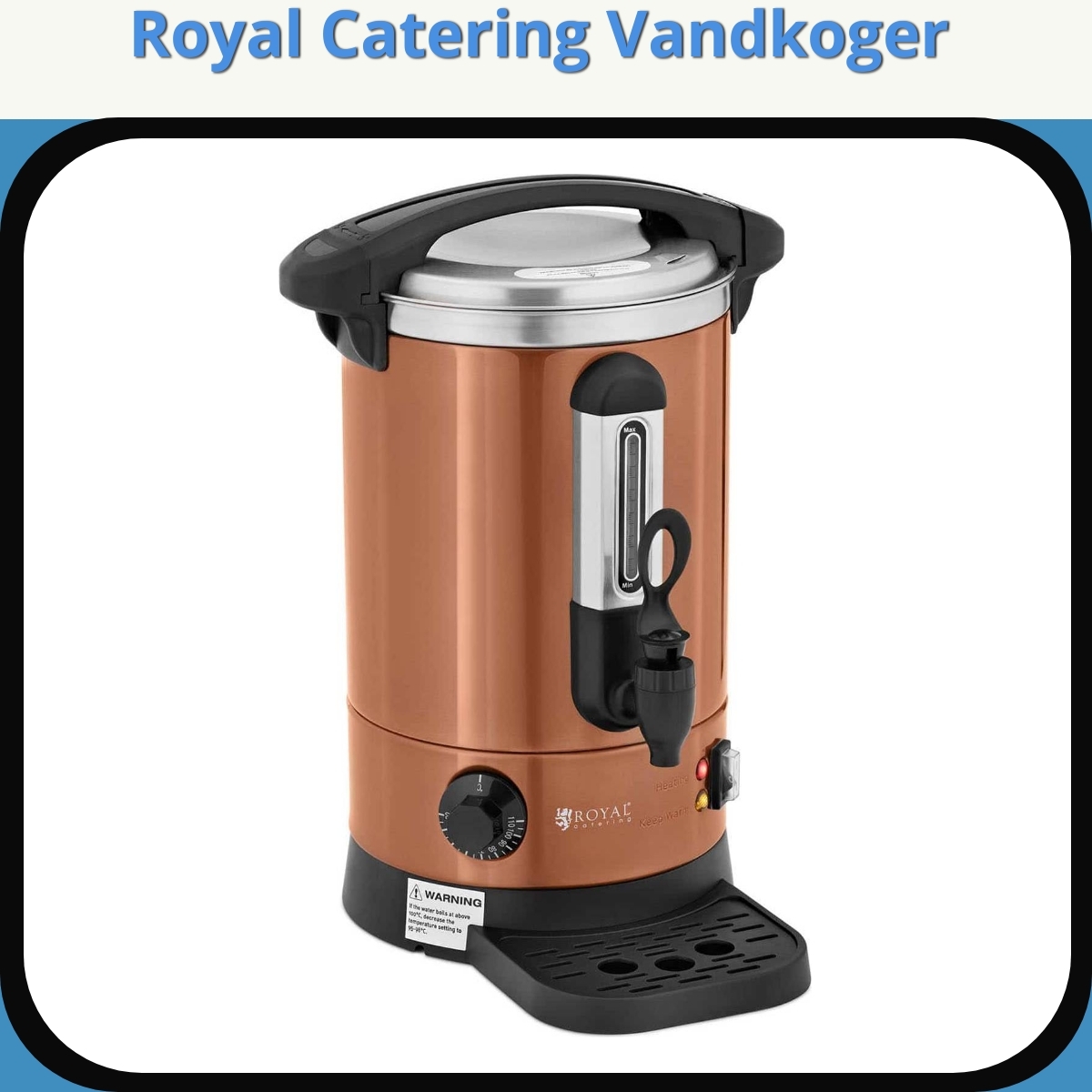 Anmeldelse af Royal Catering Vandkoger