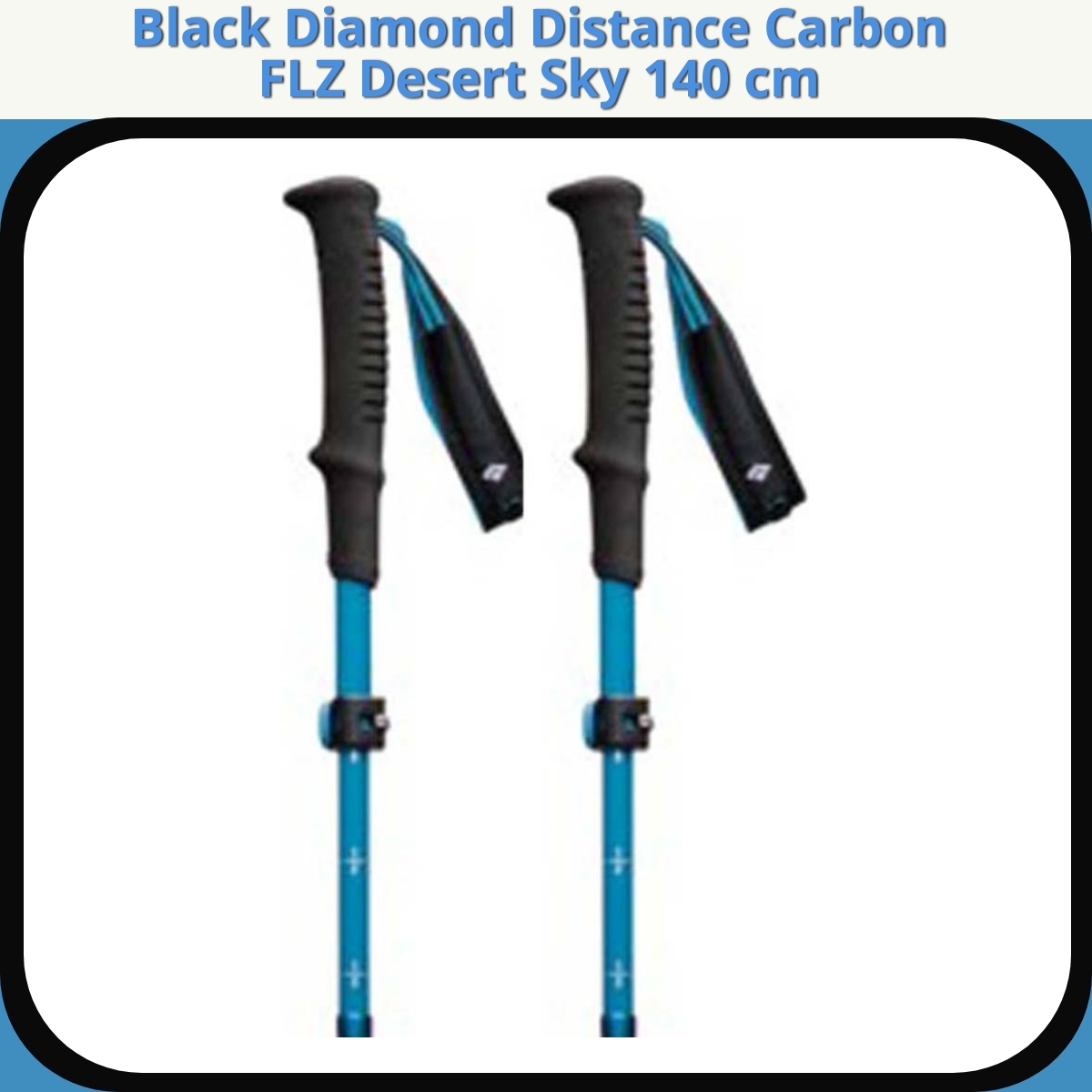 Anmeldelse af Black Diamond Distance Carbon FLZ Desert Sky 140 cm