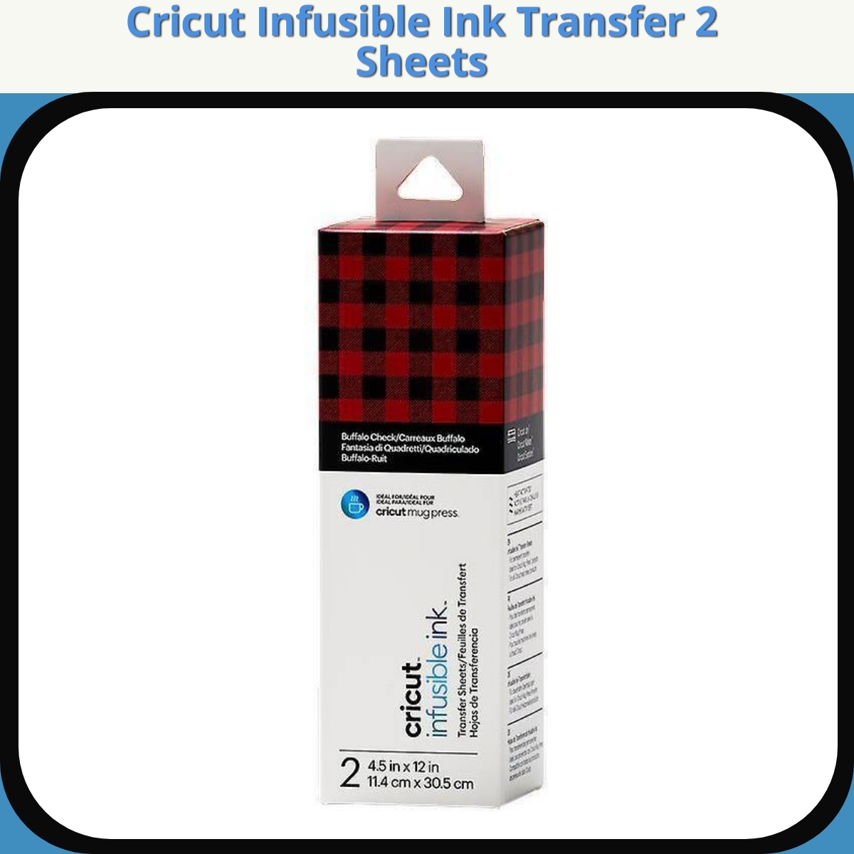 Anmeldelse af Cricut Infusible Ink Transfer 2 Sheets