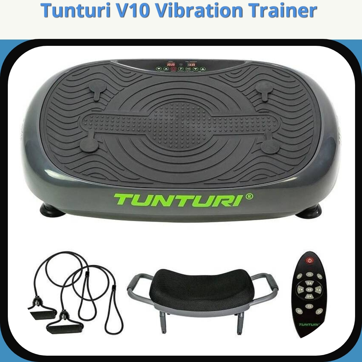Anmeldelse af Tunturi V10 Vibration Trainer