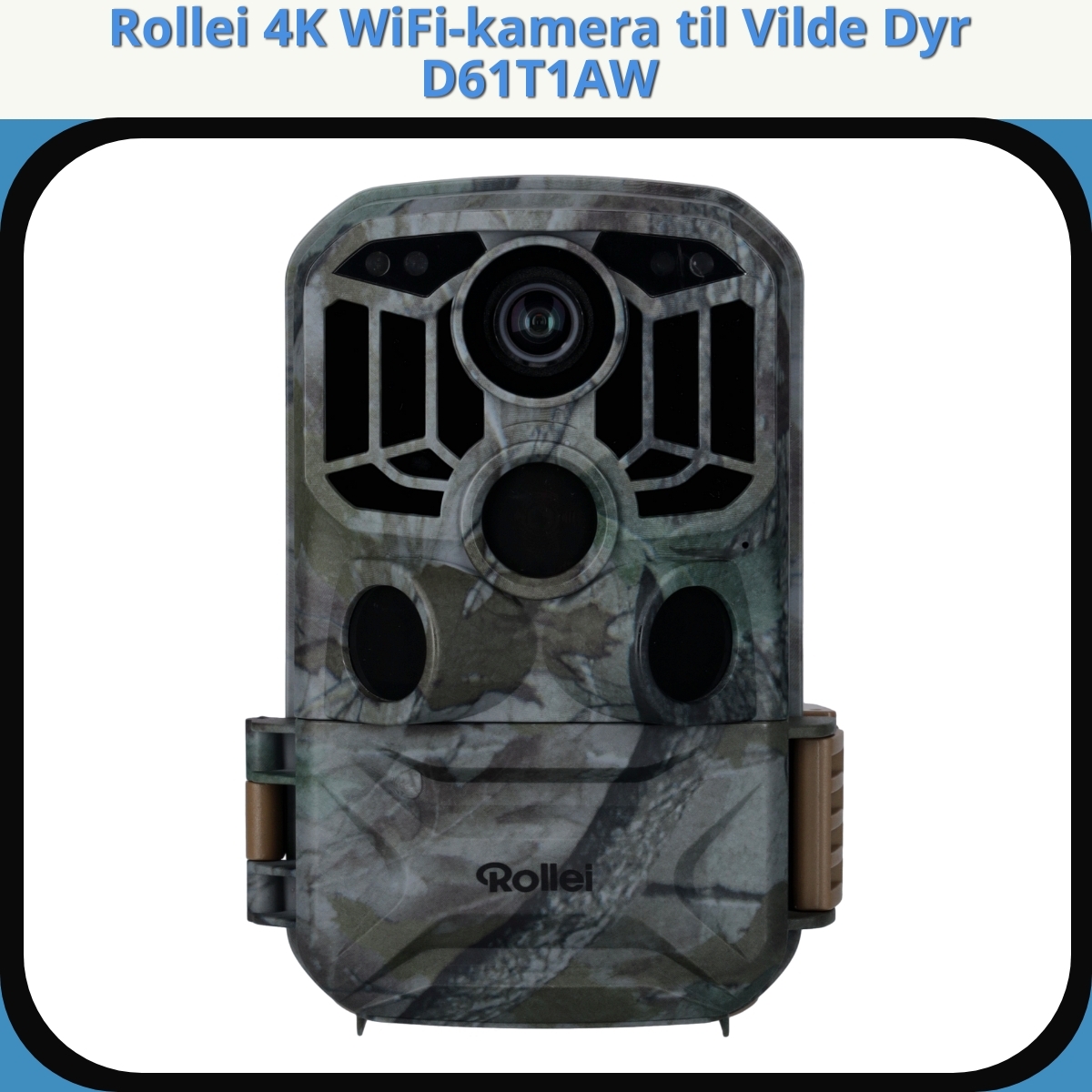 Anmeldelse af Rollei 4K WiFi-kamera til Vilde Dyr D61T1AW