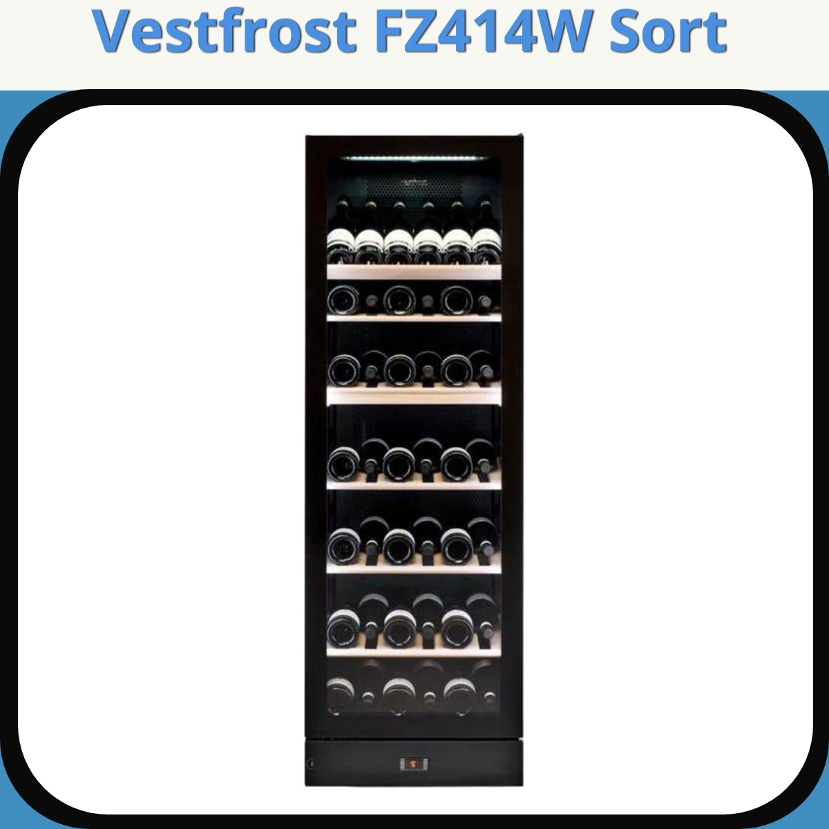 Anmeldelse af Vestfrost FZ414W Sort