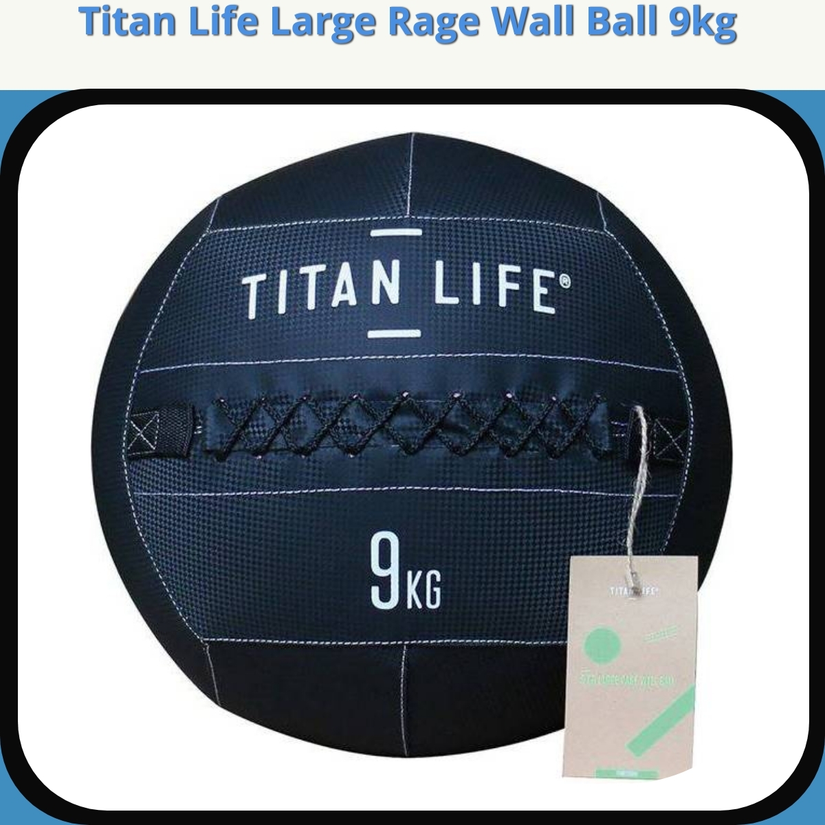Anmeldelse af Titan Life Large Rage Wall Ball 9kg