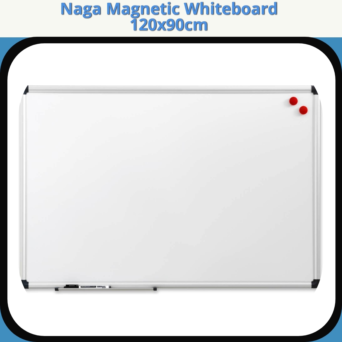 Anmeldelse af Naga Magnetic Whiteboard 120x90cm