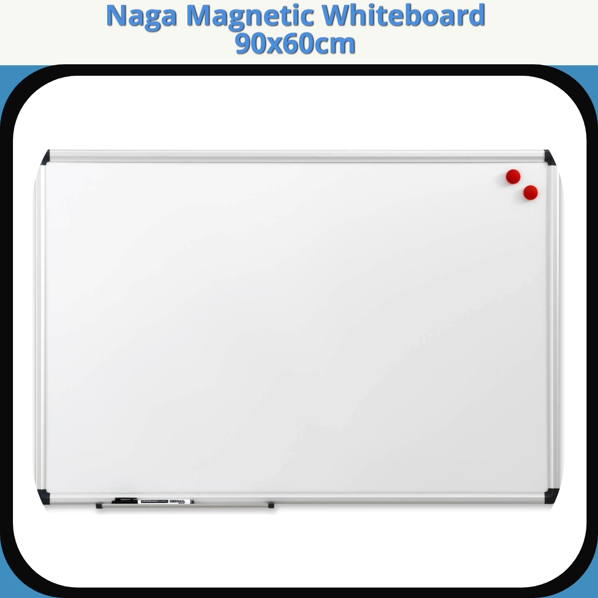 Anmeldelse af Naga Magnetic Whiteboard 90x60cm