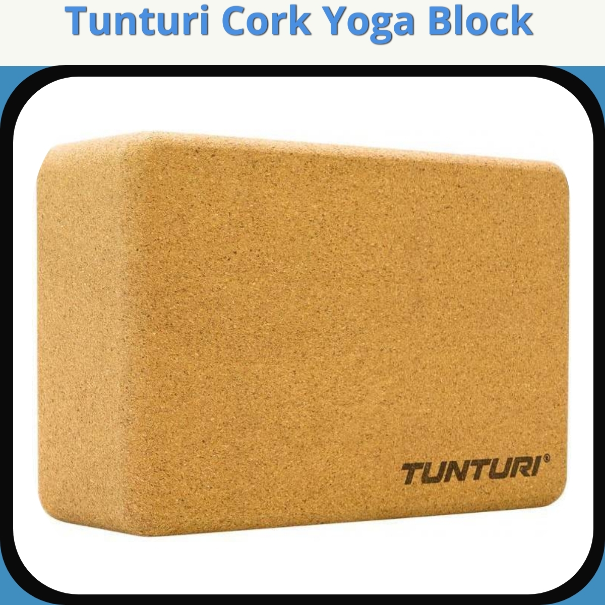 Anmeldelse af Tunturi Cork Yoga Block