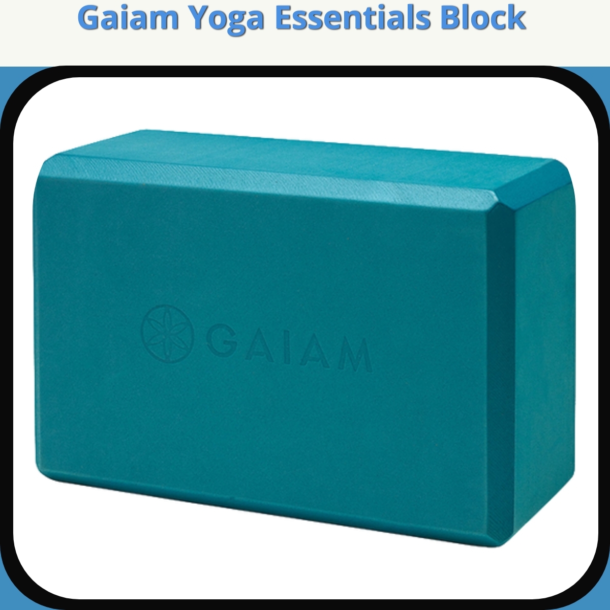 Anmeldelse af Gaiam Yoga Essentials Block
